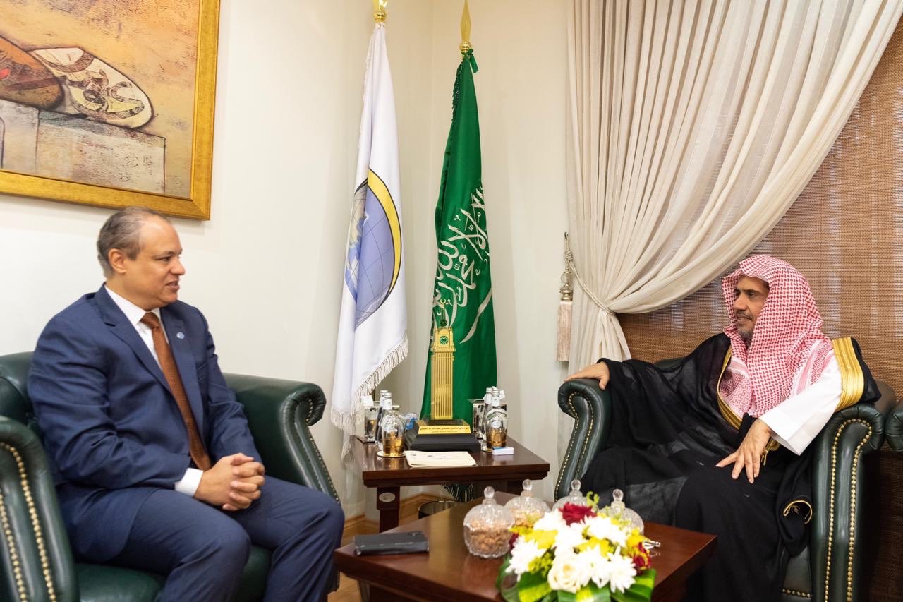 عزت مآب شيخ ڈاكٹر محمد العيسى نے آج اقوام متحده كى ہائى كمشنر برائے مہاجرين كے علاقائى نمائندے كا استقبال كيا