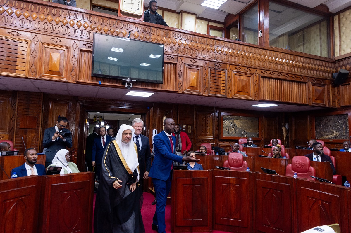 The Parliament of the Republic of Kenya, convened at its historic headquarters in Nairobi, hosted His Excellency Sheikh Dr.Mohammed Al-issa, Secretary-General of the Muslim World League (MWL) and Chairman of the Organization of Muslim Scholars.