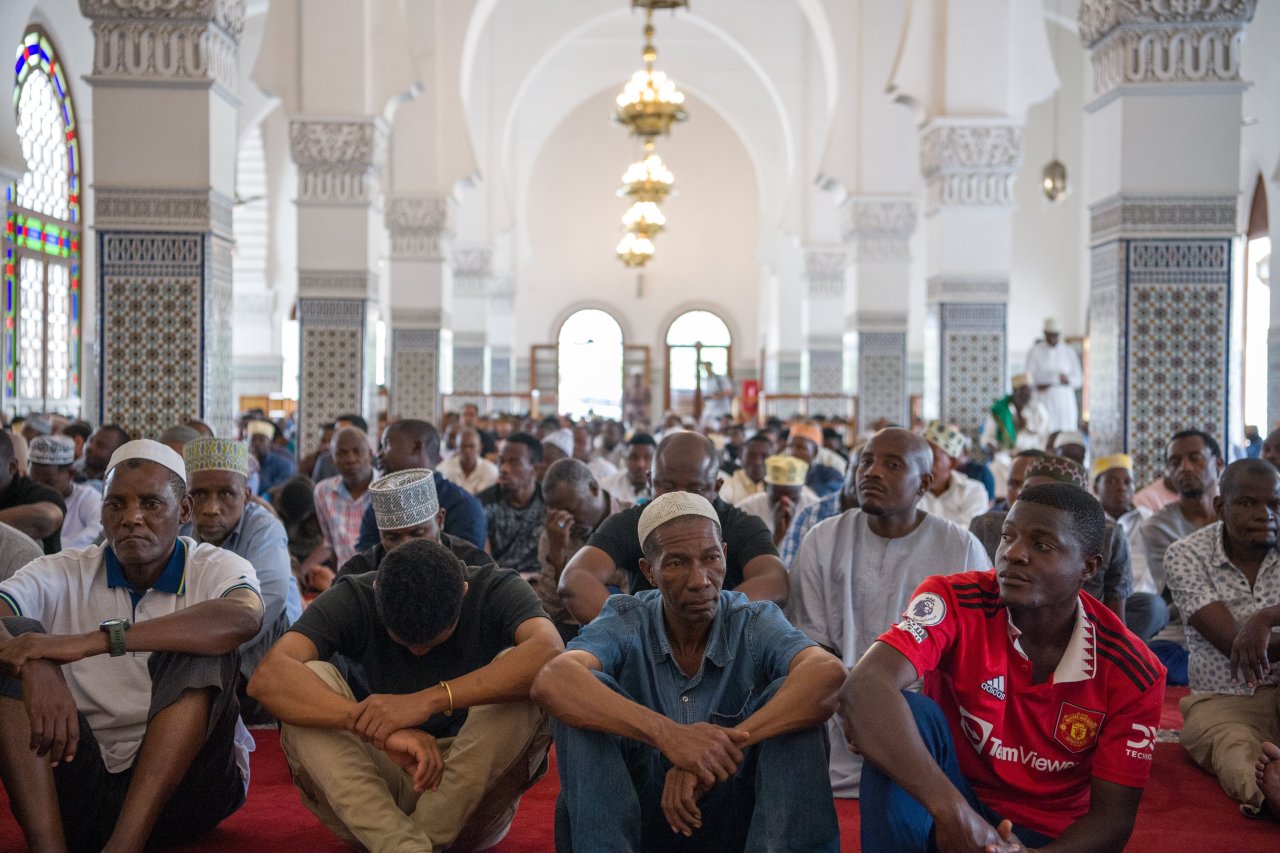 Currently underway: At the invitation of His Eminence, the Grand Imam of Tanzania and its scholars, His Excellency Sheikh Dr. Mohammed Alissa delivers the Friday Sermon in Dar es Salaam