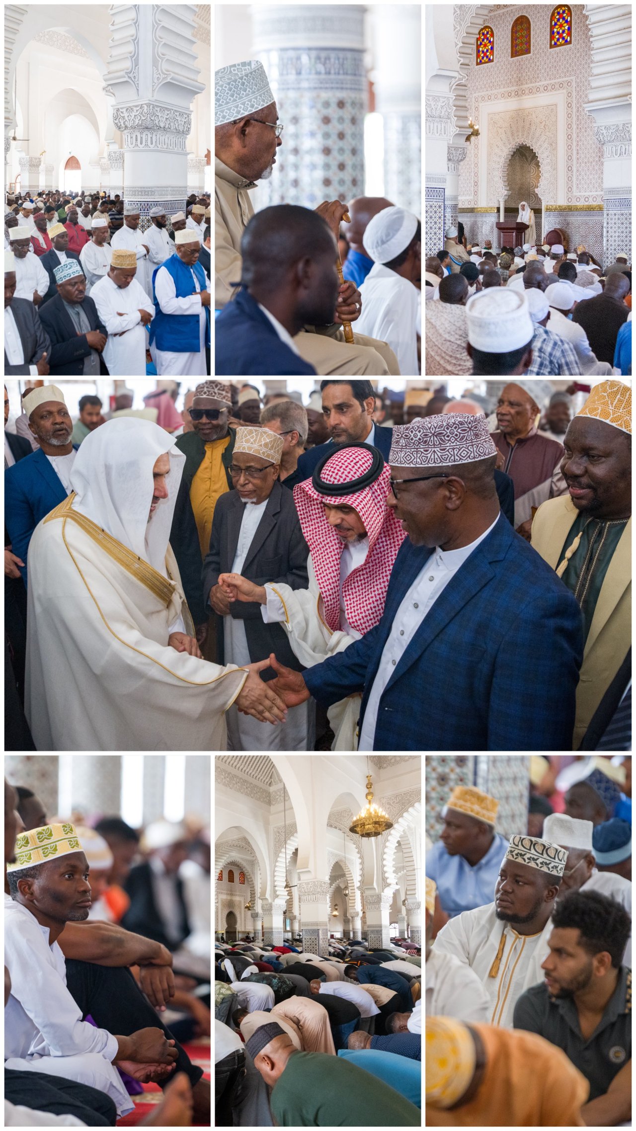 Currently underway: At the invitation of His Eminence, the Grand Imam of Tanzania and its scholars, His Excellency Sheikh Dr. Mohammed Alissa delivers the Friday Sermon in Dar es Salaam