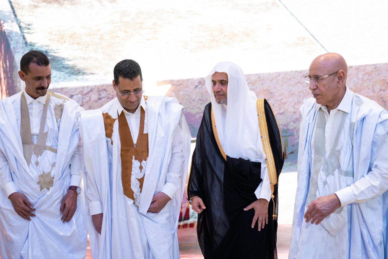 with the participation of His Excellency the Secretary-General of the MWL, the President of Mauritania inaugurat