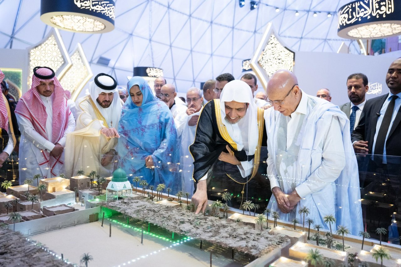 with the participation of His Excellency the Secretary-General of the MWL, the President of Mauritania inaugurat