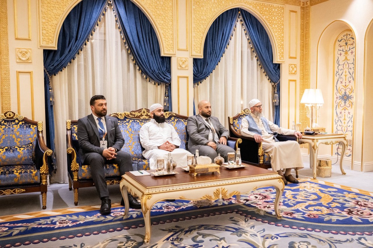 ‏استقبل فضيلة الشيخ د.⁧‫محمد العيسى‬⁩ ⁦‬⁩، معالي وزير الأوقاف في الجمهورية العربية السورية الشيخ د. محمد أبو الخير شكري