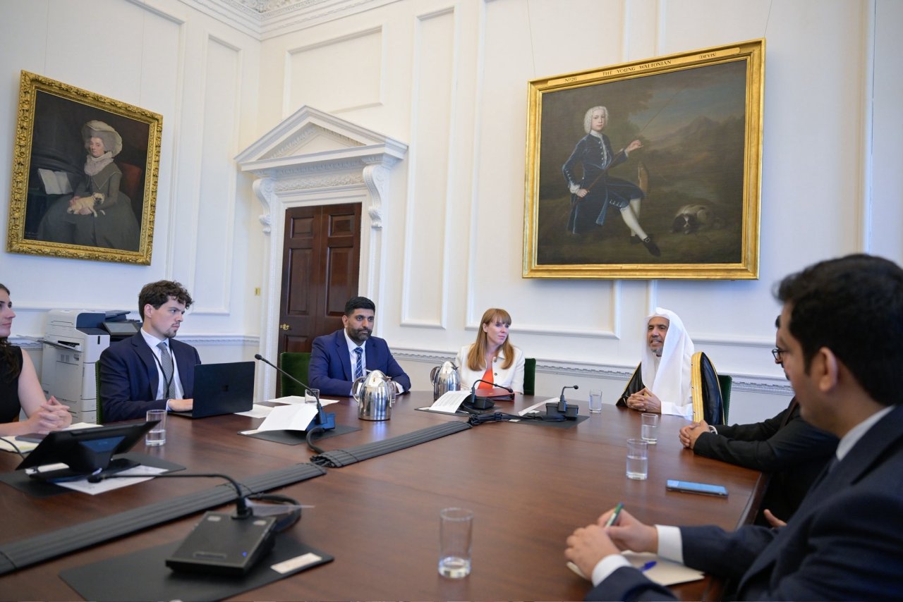 Deputy Prime Minister of the United Kingdom, Ms. Angela Rayner, met with H.E. Sheikh Dr. Mohammed Al-issa