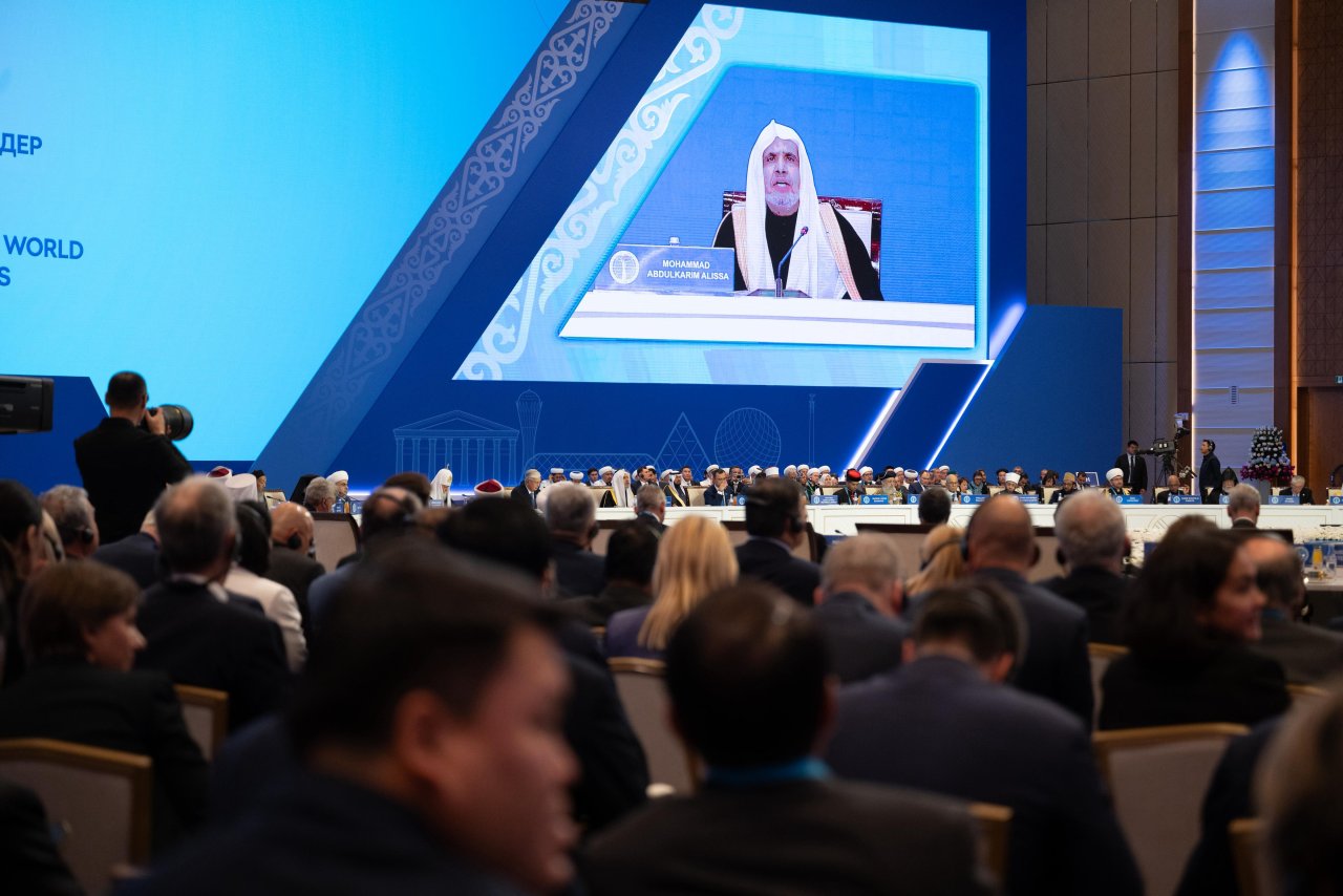 As the Guest of Honor at the Eighth Congress of Leaders of World and Traditional Religions, H.E. Dr. Al-Issa joined H.E. the President of Kazakhstan in attending the summit